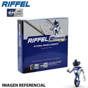 Kit Transmisión Riffel Titanium Gold Honda CB-190